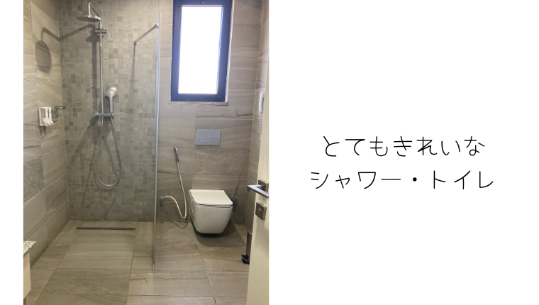 シャワーのお湯もすぐに出てくる